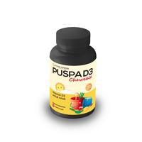 Gambar Puspa D3 Chewable 400 Iu - Rasa Jeruk - Isi 60 Tablet Kunyah - Bpom dari RajaSuplement_ undefined 1 Tokopedia