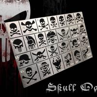 Gambar ALEXEN AJ0040 Gundam/Military Model Skull & Death Icon Airbrush Stencil - Military Tank Pesawat Gunpla Modelkit dari mechaniSTORE Bandung undefined 3 Tokopedia