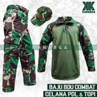 Gambar SATU SET SETELAN ARMY MALVINAS - SERAGAM CELANA BAJU TOPI TNI - Satu Full Set, L dari Kanarga Outdoor undefined 4 Tokopedia