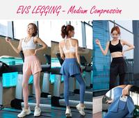 Gambar EVS Women Compression Tight Pants Celana Legging Yoga Sport - Blue, S dari Gun2 Sport undefined 1 Tokopedia