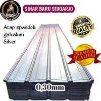Gambar Atap Spandek Galvalum Silver 0.30mm Spandeck Trimdeck Baja Ringan SNI dari sinar baru sidoarjo undefined 2 Tokopedia