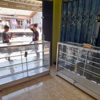 Gambar etalase almunium kaca jualan/display/warung/sembako/resto/ruko - 200 CM dari SJ2 undefined 1 Tokopedia