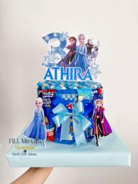 Gambar Snack Tart Ulang Tahun / Birthday Gift Snack Tower Frozen Elsa Anna dari Bakingtoys undefined 1 Tokopedia