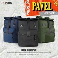 Gambar Tas Ransel Backpack Rolltop Laptop Pria Wanita-GOLDVERS - Biru dari goldvers undefined 3 Tokopedia