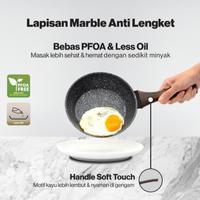 Gambar Wajan Deep Fry Pan Marble Miyako Cookware / Wajan anti lengket miyako - 22 CM dari TOENG MARKET TIDAR undefined 3 Tokopedia