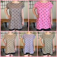 Gambar Baju Bali Atasan Santai motif Bunga kode G - hijau lumut dari Baliartfashion undefined 2 Tokopedia