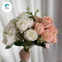 Gambar Bunga Mawar Sutra Bermutu Tinggi Bunga Sutra Bunga Palsu Bunga Simulasi Buket Ornamen Ruang Tamu - Milkshake Putih dari Jijahh Shop undefined 1 Tokopedia