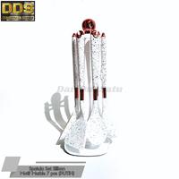 Gambar Spatula Set Silikon Marble 7pc Plus Gantungan Kitchentools Silicone - Putih dari DariDuaSatu undefined 5 Tokopedia