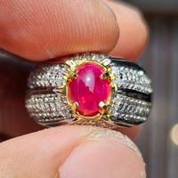Gambar Natural HQ Batu Fresh Color Pinkish Red Ruby Burma Birma Myanmar Heated-a 0.90 cts dari The Luffy Permata undefined 2 Tokopedia