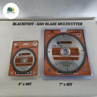 Gambar Blackfoot Mata potong kayu 4" 7" Multi Cutter / Saw Blade 4 inch 7 inch / Mata gergaji / Mata Pisau gerinda potong - 4"x60T dari PABALLU PERKAKAS undefined 1 Tokopedia