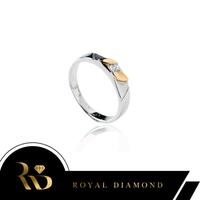 Gambar Cincin Nikah / Kawin Berlian VVS 1 Diamond Ring - Fleur Man dari Toko Berlian Royal Diamond undefined 2 Tokopedia
