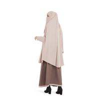 Gambar French Khimar Set Rok Queenza Gamis Wanita Muslimah Marwah - Hitam-Silver dari Madania Muslim Store undefined 5 Tokopedia