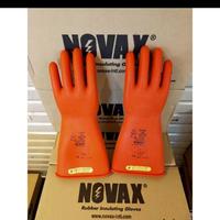 Gambar NOVAX SARUNG TANGAN LISTRIK ANTI SETRUM CLASS 0 - 5000 VOLT - 5 KV dari Sekai Safety Store undefined 2 Tokopedia