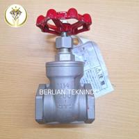 Gambar 1" inch Gate Valve Kitz Stainless SS304 / DN25 dari BERLIAN TEKNINDO undefined 1 Tokopedia