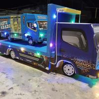 Gambar MINIATUR DIECAST TRUK TRUCK TOWING KAYU VARIASI FULL LAMPUAN MURAH - sepiderman, Pakai Lampu dari Trukoleng07 undefined 5 Tokopedia