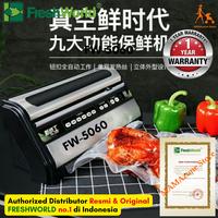 Gambar FRESHWORLD Vacuum Sealer FW5060 FW 5060 FW-5060 - New Standing Design with Double Seal Protection, Memory & Sous Vide Function - 3 Bulan dari M@M@zone Store undefined 5 Tokopedia