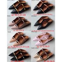 Gambar MALONE SOULIERS MAUREEN FLAT ORIGINAL - BLACK/NUDE dari golek do_it undefined 1 Tokopedia