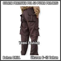 Gambar Setelan Seragam Sekolah Pramuka Penggalang SD Putra Baju Pramuka SD Lengan Panjang Celana PDL Pramuka Panjang - Baju + Celana, 6 TAHUN dari Yeeni Fashion Shop undefined 3 Tokopedia