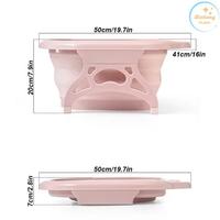 Gambar Baskom Lipat Rendam Pijat Kaki Refleksi - Pink muda dari Sakura Store15 undefined 4 Tokopedia