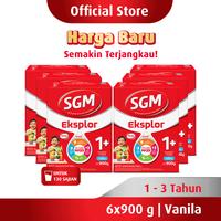 Gambar Paket 6 - SGM Eksplor 1 Plus Vanila 900gr dari Aku Anak SGM undefined 1 Tokopedia