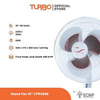 Gambar Stand Fan Turbo 16inch CFR 3086 Kipas Angin Berdiri Turbo - Biru dari demishops123 undefined 4 Tokopedia