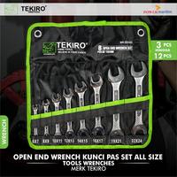 Gambar Kunci Pas Set Merk Tekiro Open End Wrench Set Ori Tersedia Semua Ukuran - WR-SE1647 dari Power Maritim undefined 1 Tokopedia