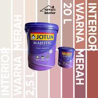 Gambar Cat Tembok Majestic Matt Interior Jotun warna Merah Red 2.5 L - Muted Coral dari Terrace Interior undefined 2 Tokopedia