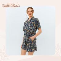 Gambar GREET NIGHT WEAR Set Baju Tidur Piyama Krah Tencel TC-111 dari Twinklecollection undefined 3 Tokopedia