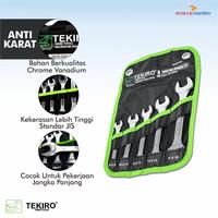 Gambar Kunci Pas Set Merk Tekiro Open End Wrench Set Ori Tersedia Semua Ukuran - WR-SE1647 dari Power Maritim undefined 3 Tokopedia