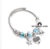Gambar [TERBARU] Gelang Tangan Wanita Titanium & Baja Bisa Melar Korea Style - Rainbow dari Sky General Store undefined 3 Tokopedia