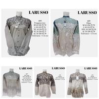 Gambar KEMEJA KOKO PRIA PRINTING LENGAN PANJANG BY LARUSSO - Cokelat, M dari KHANZA STORE BRANDED undefined 1 Tokopedia