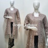 Gambar kebaya kutu baru payet new desain - Gray, Atasan saja L dari TOKO USAHA BARU 01 undefined 4 Tokopedia