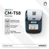 Gambar cetak struk CODESHOP CM-T58 printer kasir USB, Support Mokapos, qasir, - Biru dari Codeshop Surabaya Barat undefined 2 Tokopedia