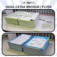 Gambar Cetak Print Flyer Leaflet A5 A4 / Brosur Art Paper 1 Sisi / 2 Sisi dari Percetakan Ayo Ngeprint Bekasi undefined 3 Tokopedia