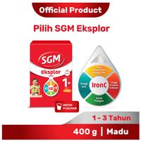 Gambar SGM Eksplor 1+ Pro-Gressmaxx Susu Pertumbuhan Madu 400 Gram dari dgoodsstore undefined 1 Tokopedia