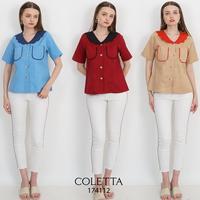 Gambar Blouse Wanita Katun Joie Coletta 174112 - Biru, M dari Coletta Indonesia undefined 1 Tokopedia