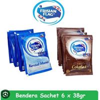 Gambar frisian flag susu kental manis sachet 38 gr isi 6 pcs - benderaputih dari Shafa@store undefined 1 Tokopedia