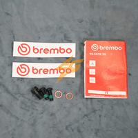 Gambar Brembo P2 34 Rem Kaliper Nickel CNC Billet Red Logo dari SG motospeed undefined 5 Tokopedia