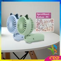 Gambar [COD] RB C994 Kipas Angin Tangan Mini Portable Karakter Kucing Fan Usb - C994, BIRU CAT dari RB TOYS AND TECHNOLOGY undefined 4 Tokopedia