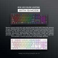 Gambar Keyboard Gaming DIGITAL ALLIANCE RGB Mechanical Anti Ghosting Detachable Type-C Full Size 104 Keys Meca Elite X - White, RED dari Carbon Official Store undefined 3 Tokopedia