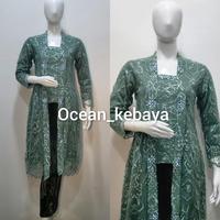 Gambar kebaya kutu baru payet new desain - Gray, Atasan saja L dari TOKO USAHA BARU 01 undefined 2 Tokopedia