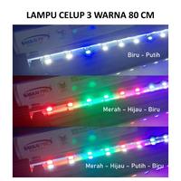 Gambar Lampu Celup 3 Warna 80cm Sakkai Pro SP 80 cm LED T4 Aquarium Akuarium dari Makassar Hobi undefined 1 Tokopedia