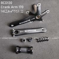 Gambar Crank Arm SYTE Shadow HollowTech 2 BCD130 5 Bolt Crank Arm 170mm dari KOLEP PANCING undefined 3 Tokopedia