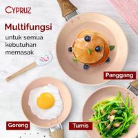 Gambar Cypruz FP 0691 Fry Pan Wooden Touch 14 Cm - 14 CM/FP 0691 dari TOKO JAWA ELECTRIK undefined 2 Tokopedia