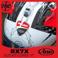 Gambar ARAI RX7X DUCATI CORSE V7 FULL FACE ORIGINAL PREMIUM HELMET DUCATI dari THC Helmets undefined 4 Tokopedia