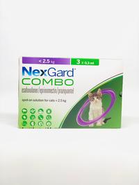 Gambar Obat Kutu Kucing NEXGARD COMBO Kitten Cat up to 2.5 kg dari Petovet undefined 3 Tokopedia