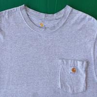 Gambar KAOS CARHARTT POCKET ABU-ABU, SIZE S FIT L (SECOND BRANDED) TS0308 dari SolataShop20 undefined 3 Tokopedia