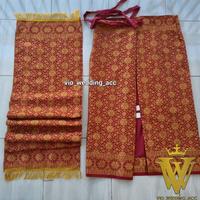 Gambar NEW set kain songket siap pakai [MT+] - Full set (Sage) dari TOKO USAHA BARU 01 undefined 2 Tokopedia