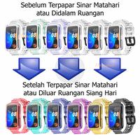 Gambar Strap Huawei Band 10 9 8 7 6 Photocromic Berubah Warna Tali Jam Huawei Band 6 7 8 9 10 Transparan dari hematacc undefined 4 Tokopedia