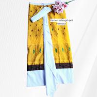 Gambar Kamen setengah jadi pakaian adat Bali untuk pria - udeng dari Bali Laskmi Busana undefined 1 Tokopedia
